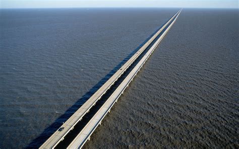 Day 4: The Lake Pontchartrain Causeway is located here! It's the longest continuous bridge in ...