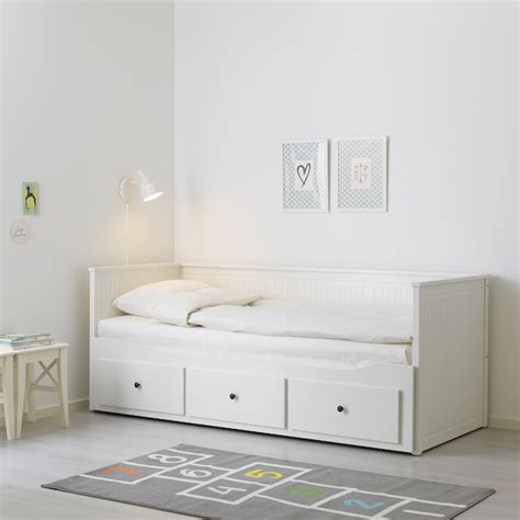 HEMNES White Daybed Frame with 3 Drawers - Popular - IKEA