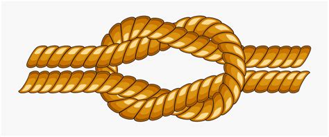 Rope Knot Transparent - Knot In Rope Clipart, HD Png Download - kindpng