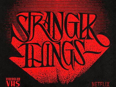 "Stranger Things" Upside down typography. by Keith Vlahakis on Dribbble