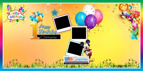 Creative birthday flex banner psd template free downloads - SRK GRAPHICS