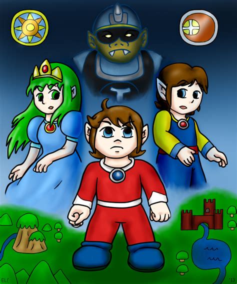 Alex Kidd in Miracle World by hotcheeto89 on DeviantArt