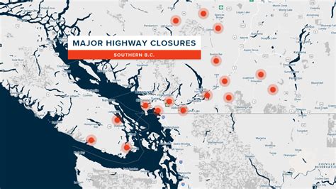 Metro Vancouver cut off from rest of B.C. due to major highway closures