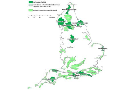 Map Of Uk National Parks And Aonb – Interactive Map