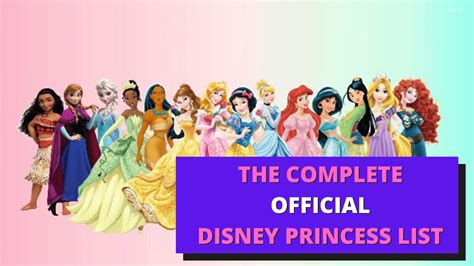 Disney Princess List: All of the Disney Princesses in Order