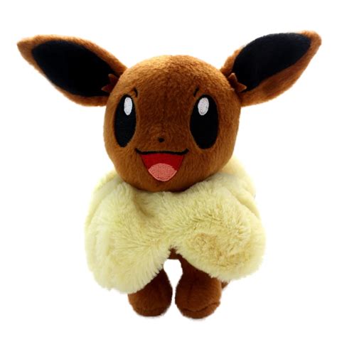 20cm Hot Anime Character Eevee Plush Toys Kawaii Eevee Genius Soft ...