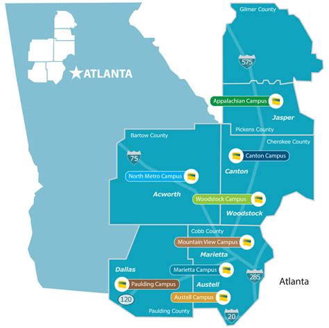 Chattahoochee Tech Marietta Campus Map