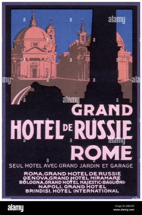 Hotel de Russie Stock Photo - Alamy