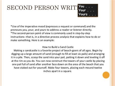 Essay Written In Second Person - How to Write a Second Person Story