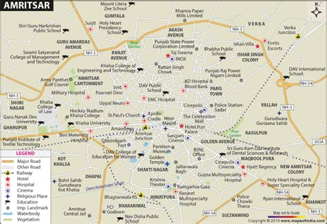 Amritsar Political Map