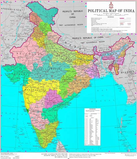 New Political Map Of India 2019 Printable | Images and Photos finder