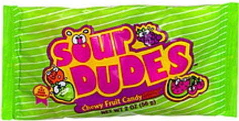 Sour Dudes Chewy Fruit Candy - 2 oz, Nutrition Information | Innit