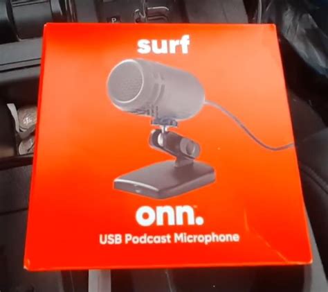 Onn Microphone Onn 100009002 Surf Onn USB Podcast Microphone with ...