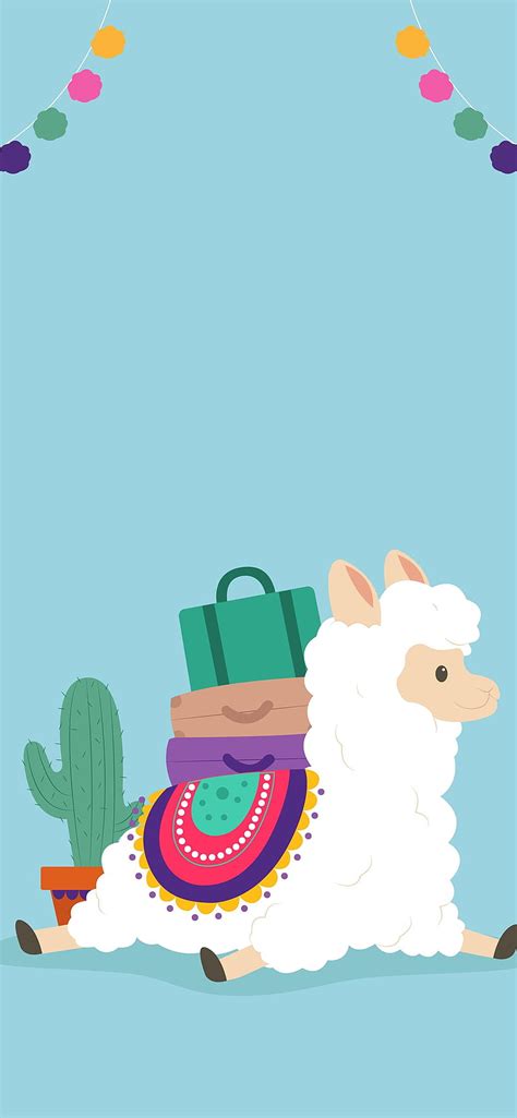 Llama iPhone, Cute Cartoon Llama, HD phone wallpaper | Peakpx