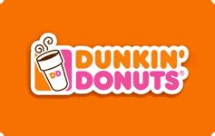 Dunkin Donuts gift card balance