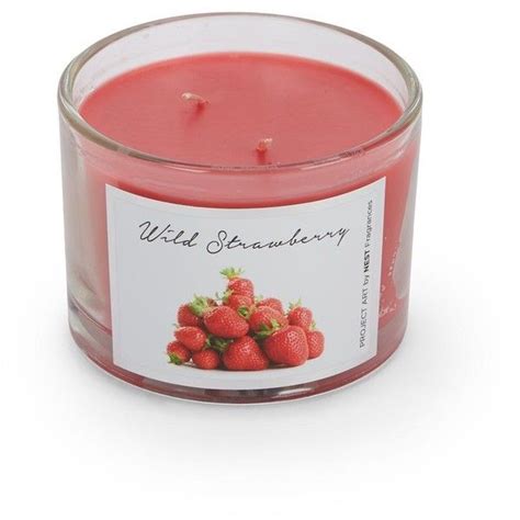 Nest Fragrances Wild Strawberry Scented Candle - 12 oz. ($11) liked on Polyvore featuring home ...