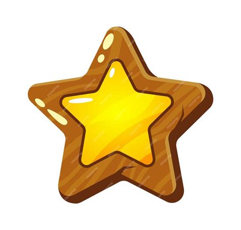 Premium Vector | Cartoon Golden Star icon Vector illustration