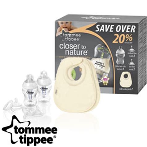 Tommee Tippee Anti-Colic Bottle Feeding Starter Kit, closer to nature, baby products, baby care ...