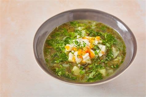 This sorrel soup recipe is popular in parts of Eastern Europe due to ...