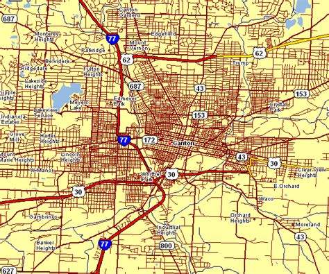 City Map of Canton