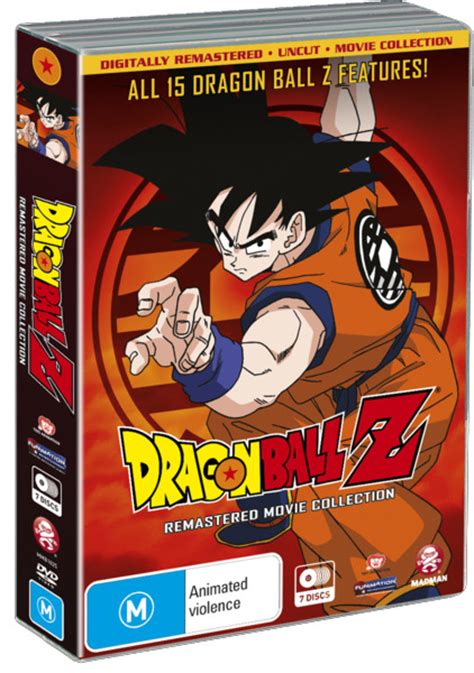 Dragon Ball Z Remastered Movie Collection (Uncut) (7 Disc Set) | DVD | Buy Now | at Mighty Ape NZ