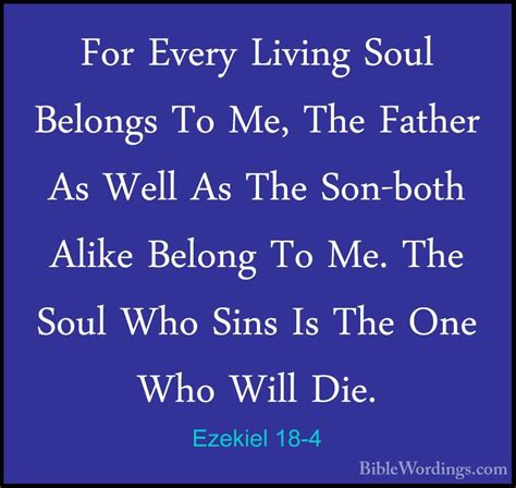 Ezekiel 18 - Holy Bible English - BibleWordings.com