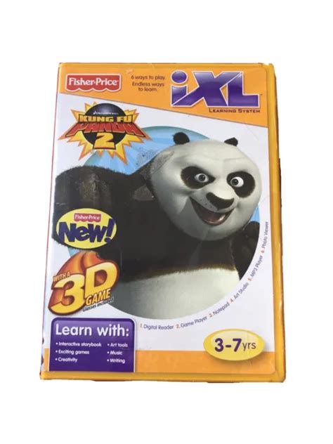 FISHER-PRICE IXL LEARNING System Kung Fu Panda 2 Game $3.15 - PicClick