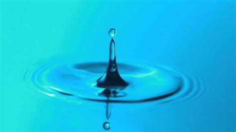 Free Slow Motion Footage: Water Droplet - YouTube