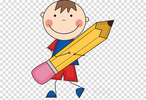 Pencil And Paper - Boy With Pencil Clipart Pencil Paper Clip Art, Png ...