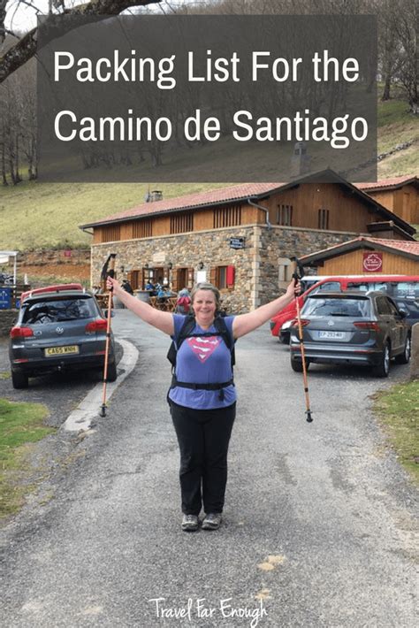 Packing List For the Camino de Santiago | After one walk, and planning ...