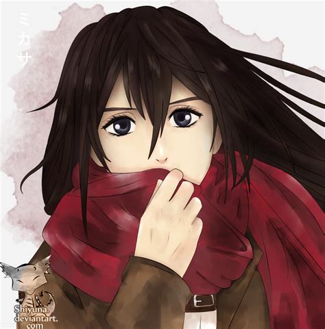 Mikasa - Scarf | Mikasa scarf, Mikasa, Attack on titan