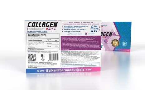 Collagen + Vit.C - Powder for oral solution | BalkanPharmaceuticals.com