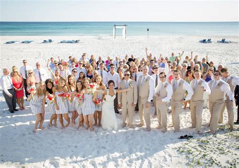 Take a group photo of the bride and groom with all the guests at your ...