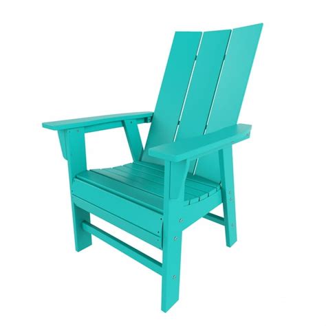 WestinTrends Ashore Adirondack Dining Chairs, All Weather Poly Lumber Outdoor Patio Chairs ...