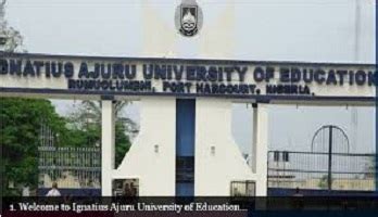 Ignatius Ajuru university IAUE post utme 2020 – Myscholarshipbaze