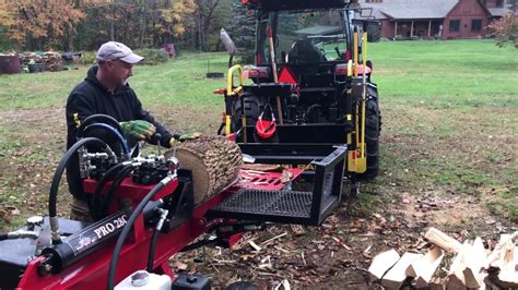 Splitting some Firewood with help from the Bigtoolrack & Wolf Ridge Log splitter the PERFECT ...