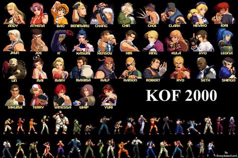 The King of Fighters 2000 Players by EveryAnimeLuvr1 Street Fighter, Snk King Of Fighters, 3 ...