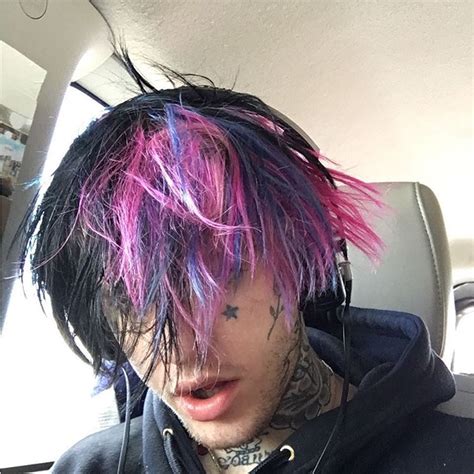 Instagram post by @lilpeep • Apr 26, 2017 at 6:24pm UTC | Purple hair, Peeps, Hair