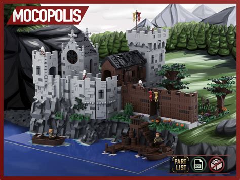 LEGO® Moc Medieval Castle | PDF instructions (NO PARTS) Custom building