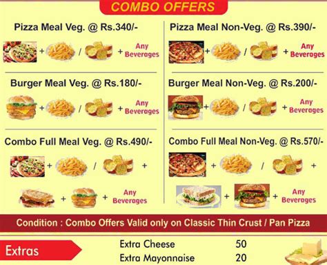 The Pizza Cafe Menu, Menu for The Pizza Cafe, Dombivali East, Thane Region, Mumbai