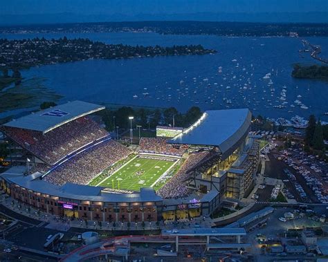 Husky Stadium, Seattle WA, Home of Washington Husky Football. IMO, most ...