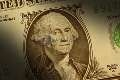 Close-up of George Washington on a one dollar bill by Balefire9 Vectors & Illustrations Free ...