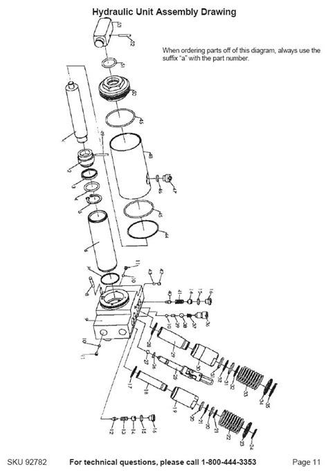 Michelin 3.5 Ton Floor Jack : Hydraulic Floor Jack Parts Diagram ...