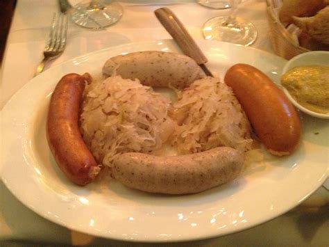 German sausage platter with sauerkraut: 12/24/12 | Paleo lunch, Sausage ...