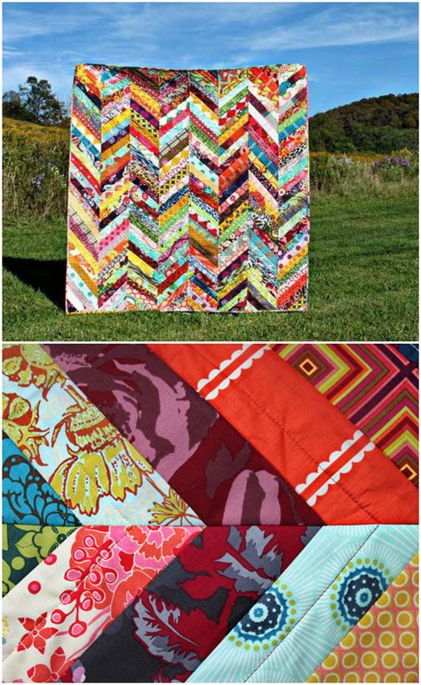 Scrappy Herringbone Quilt - Quilt-as-you-go Tutorial | Herringbone quilt, Herringbone quilt ...