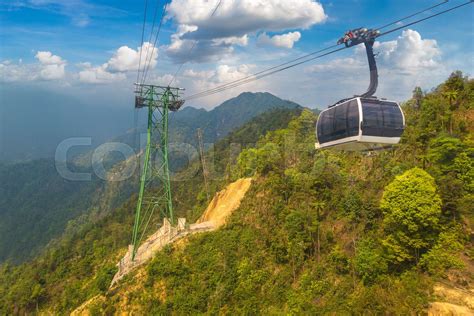 Fancipan Cable Car in Sapa | Stock image | Colourbox