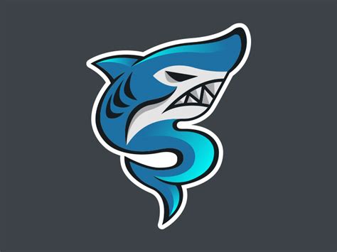 S Flaming Shark by Bogie on Dribbble