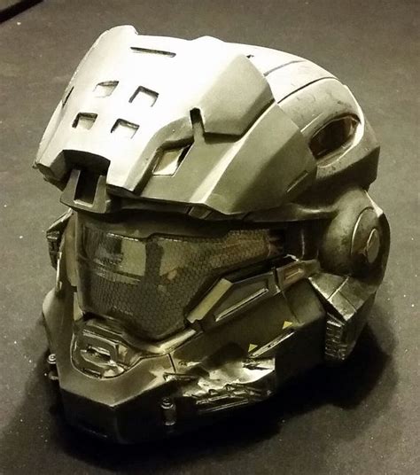 Halo Reach mark V B " VISOR" only. Custom made to fit Icon Props, replica Reach helmet castings ...