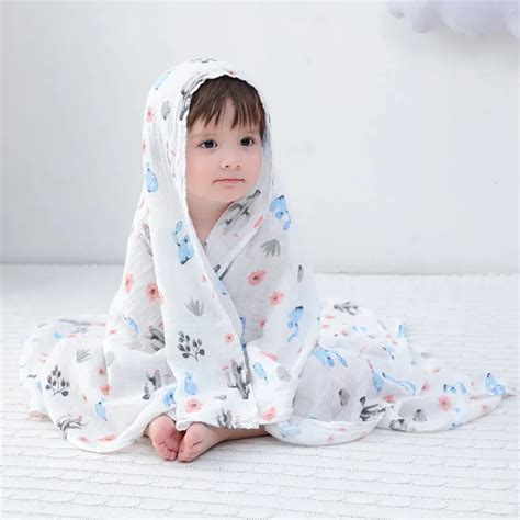 Baby Swaddle blanket baby blanket cotton Swaddle Newborn Baby Bath Towel Swaddle Blankets Multi ...