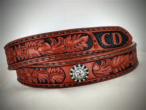 Custom Hand Tooled Leather Belts